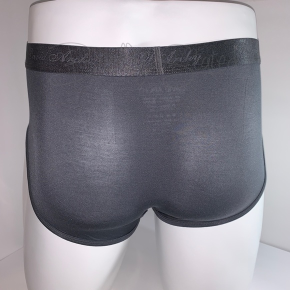 David Archy Micro Modal Briefs - Gray - Picture 4 of 7